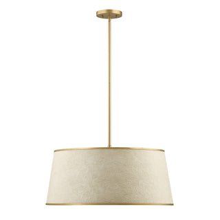 Sombra Six Light Pendant in Spun Gold