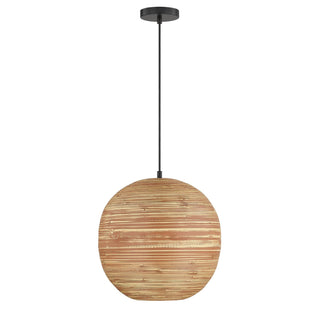 Pharr One Light Pendant in Matte Black