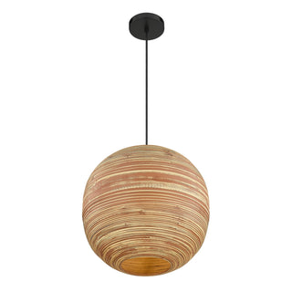Pharr One Light Pendant in Matte Black