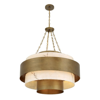 Davenport Eight Light Pendant in Antique Patina