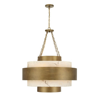 Davenport Eight Light Pendant in Antique Patina