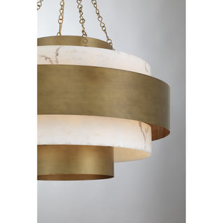 Davenport Eight Light Pendant in Antique Patina