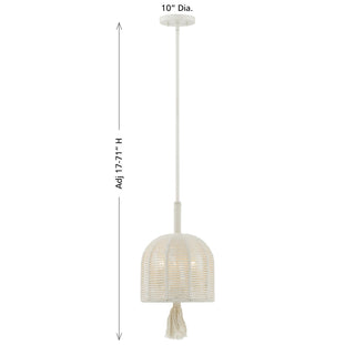 Lunara Three Light Pendant in Cotton
