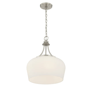 Octave Three Light Pendant in Satin Nickel