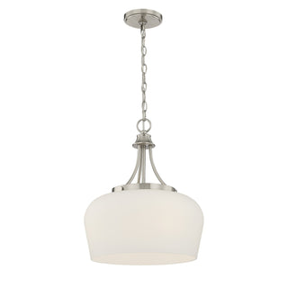 Octave Three Light Pendant in Satin Nickel