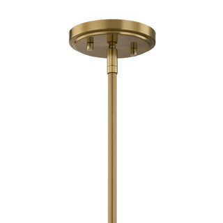 Octave One Light Pendant in Warm Brass