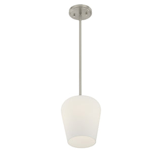 Octave One Light Pendant in Satin Nickel