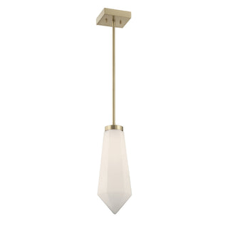 Leland LED Pendant in Noble Brass