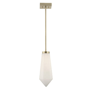 Leland LED Pendant in Noble Brass