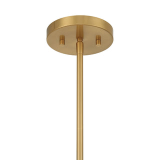 Hearne Four Light Pendant in Warm Brass