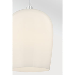 Livingston One Light Pendant in Chrome