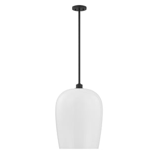 Livingston One Light Pendant in Matte Black