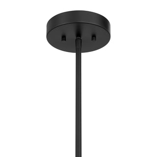 Gaia Six Light Pendant in Matte Black