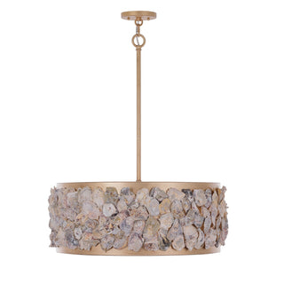 Leanne Four Light Pendant in Chandon