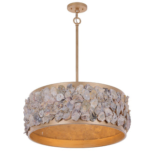Leanne Four Light Pendant in Chandon