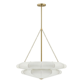 Coppell Three Light Pendant in Warm Brass