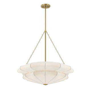 Coppell Three Light Pendant in Warm Brass