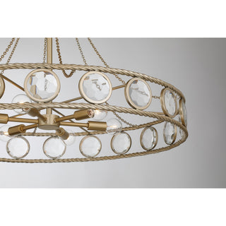 Cologne Six Light Pendant in Opulent Gold