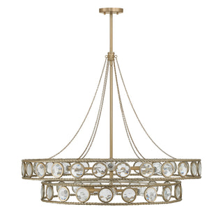 Cologne 12 Light Pendant in Opulent Gold