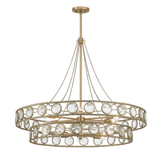 Cologne 12 Light Pendant in Opulent Gold