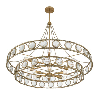 Cologne 12 Light Pendant in Opulent Gold