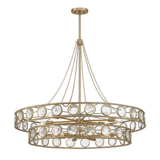 Cologne 12 Light Pendant in Opulent Gold