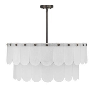 Ashton Ten Light Pendant in Mediterranean Bronze