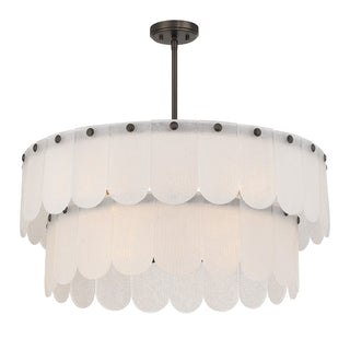Ashton Ten Light Pendant in Mediterranean Bronze