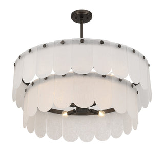 Ashton Ten Light Pendant in Mediterranean Bronze