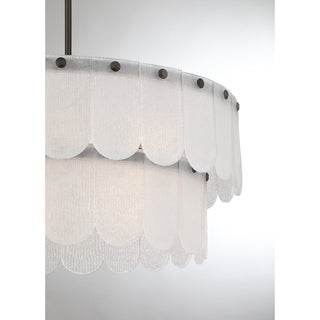 Ashton Ten Light Pendant in Mediterranean Bronze