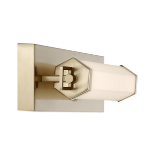 Parker LED Bathroom Vanity in Noble Brass
