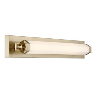 Parker LED Bathroom Vanity in Noble Brass