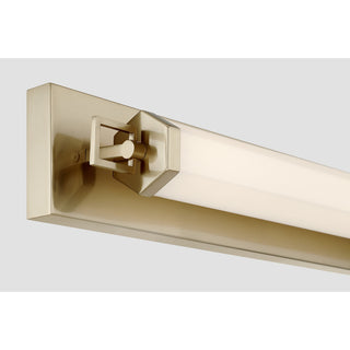 Parker LED Bathroom Vanity in Noble Brass