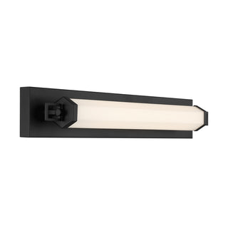 Parker LED Bathroom Vanity in Black Lustre