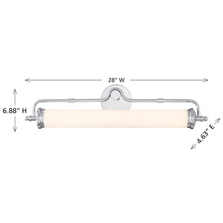 Keller LED Bathroom Vanity in Chrome