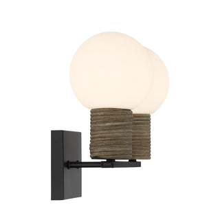 Jarrell Two Light Bathroom Vanity in Matte Black