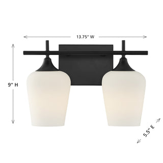 Octave Two Light Bathroom Vanity