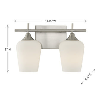 Octave Two Light Bathroom Vanity