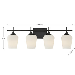 Octave Four Light Bathroom Vanity