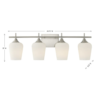 Octave Four Light Bathroom Vanity