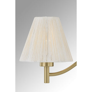 Rosa Three Light Bathroom Vanity in Noble Brass