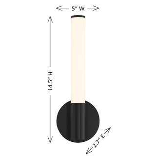 Connor LED Vanity in Matte Black
