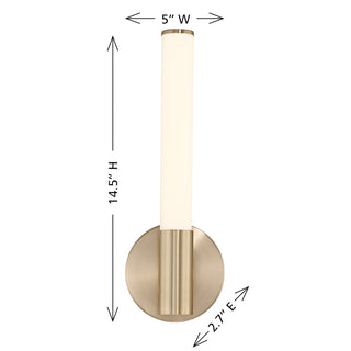 Connor LED Vanity in Brass