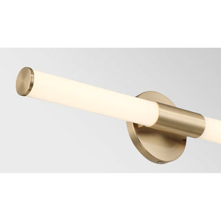 Connor LED Vanity in Brass