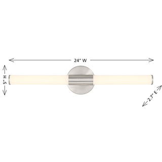 Connor LED Vanity in Satin Nickel