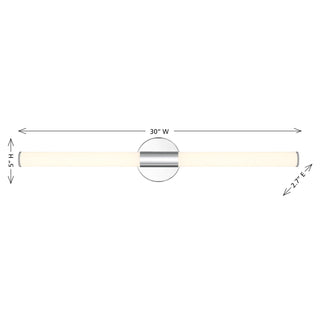 Connor LED Vanity in Chrome