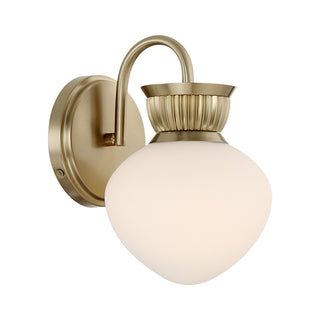 Melbourne One Light Wall Sconce in Noble Brass