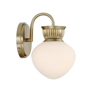 Melbourne One Light Wall Sconce in Noble Brass