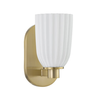 Baldwin One Light Wall Sconce in Noble Brass