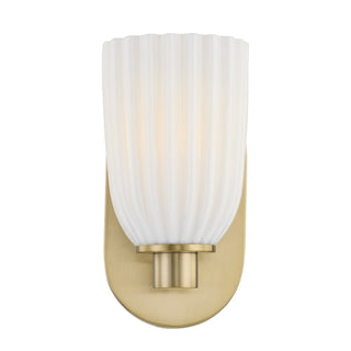 Baldwin One Light Wall Sconce in Noble Brass
